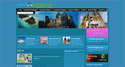 Desktop Screenshot of abbotholidays.com